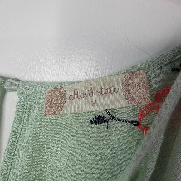 Altar'd State Embroidered Romper - Picture 5 of 12